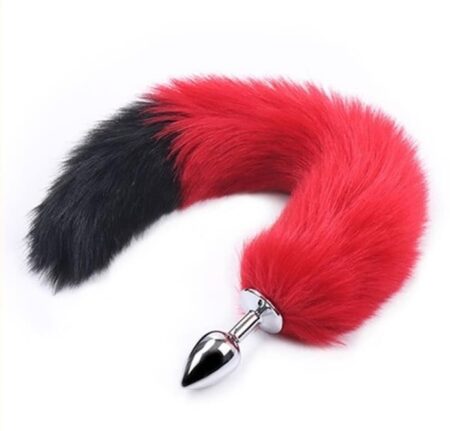 PLUG DILATADOR ANAL ROJA/NEGRA