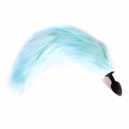 COLA DE ZORRO CELESTE LED