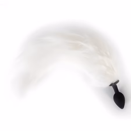 COLA DE ZORRO BLANCA LED